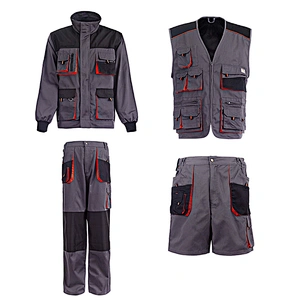 Customized multi-pocket anti-ironing, thickening and wear-resisting maintenance work clothes for automobile labor protection