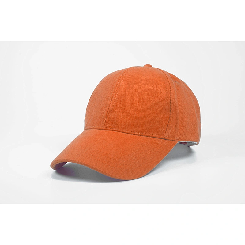 Wholesale fashion Customized logo Adults unisex solid color 6 panel Cotton Sports Baseball Hats