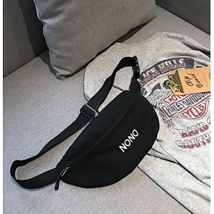 Canvas women ladies new versatile cross-body bag personalized chest bag leisure Waist bag Fanny pack