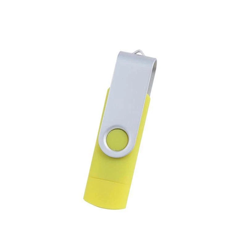 Hot Sale New Arrival 2 In 1 Swivel Flash Drive custom Logo Parts Usb Flash Drive