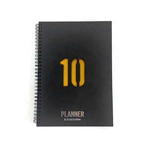 Custom OEM brand  Hot sale Paper Cardboard Hard Cover Top-Spiral  notepad Notebook promotion gift notebook