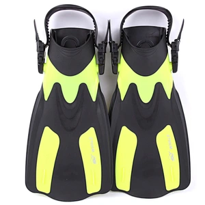 Promotional gift Fashion silicone diving  flippers adult swimming training fins snorkeling swim fins adjustable mermaid flippers
