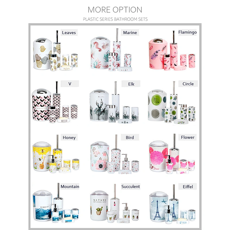 2020 High Quality Custom logo Guarantee Luxury designed bath set bathroom set accessories