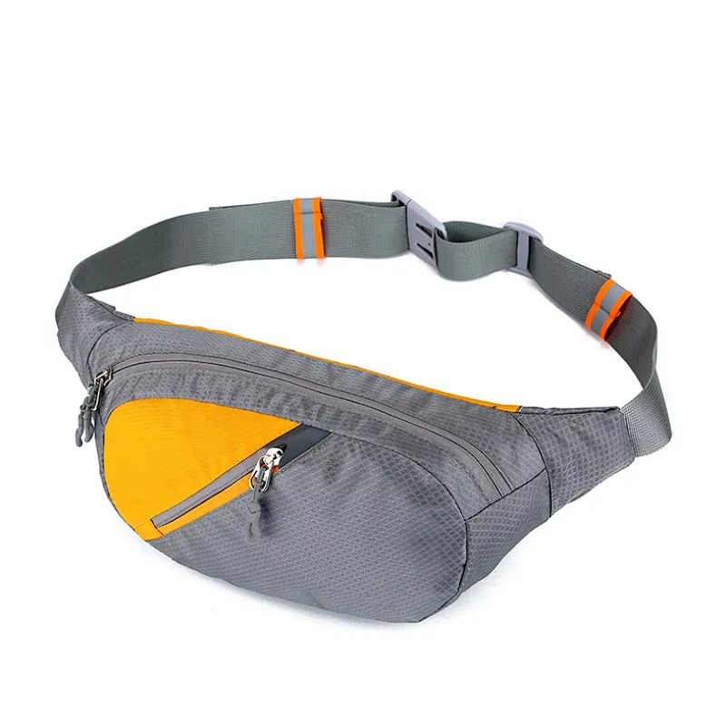 Multi functional outdoor mobile phone bag men's and women's casual sports chest bag diagonal large running fashion Fanny bag