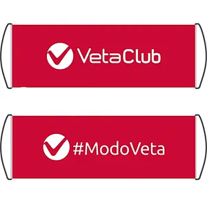 Hot sale custom Printing LOGO banners advertising hand held Retractable Hand Hold Rolling Banner
