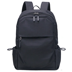Waterproof black backpacks for men multi-function outdoor travel bags for leisure college students backpack with internal layer