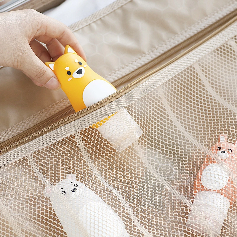 High quality custom gift  Travel Silicone Bottle Wash Set Cosmetics Travel Sets Shampoo Shower Gel Bottle Travel Bottle
