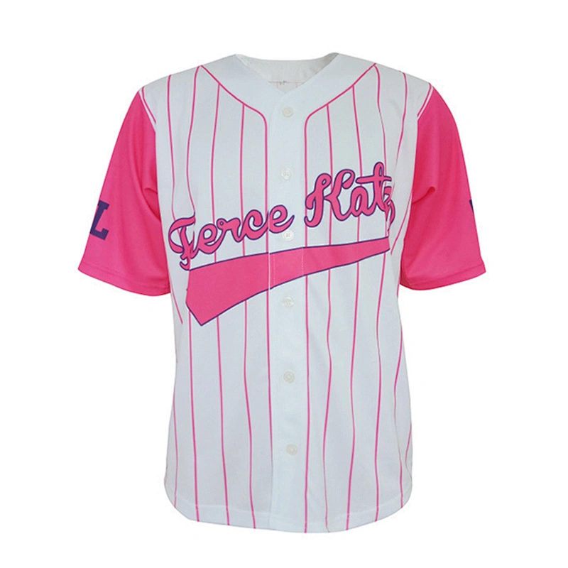 High quality Custom Made sublimation 100% polyester Baseball jersey custom  embroidery logo baseball jersey