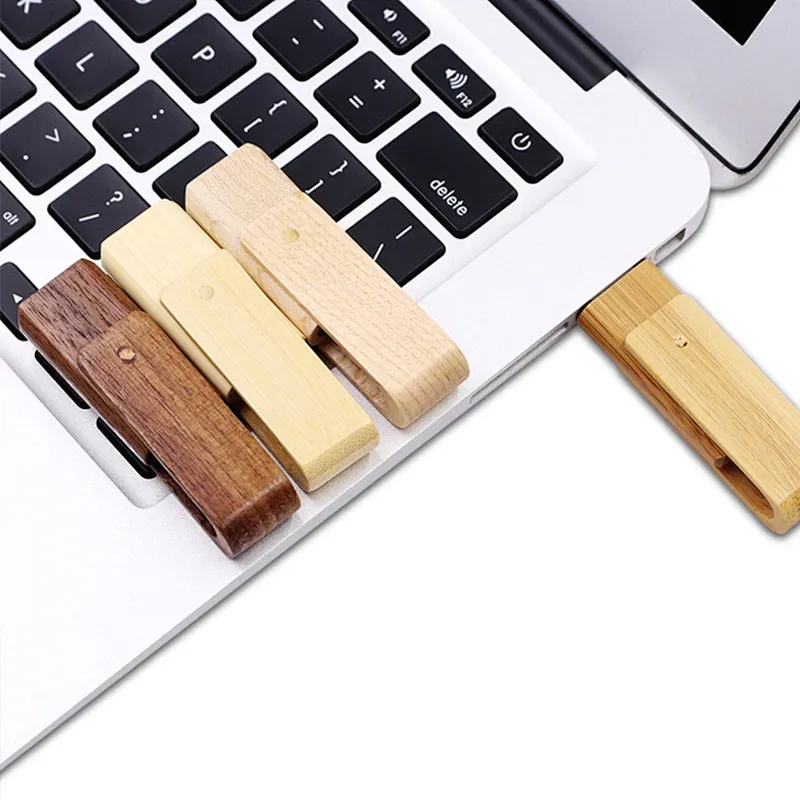 Most Popular Custom logo  Classic Wooden Usb Flash Drive  8Gb 16G 32Gb Usb 2.0 Memory Stick promotion gift Usb Flash  Drive