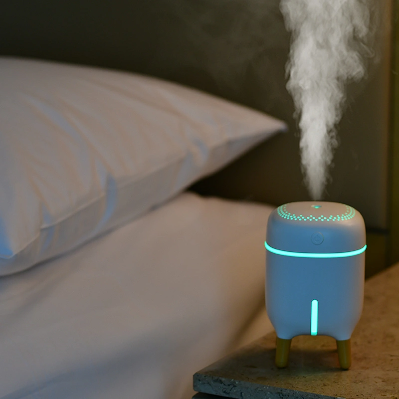 Portable Air Humidifier Diffuser 240ML mini cute rechargeableair humidifier and purifier