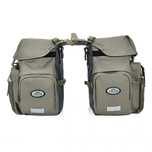 Custom outdoor waterproof large capacity backpack cross-country transport cycling bicycle saddle seat bag rear rack bag