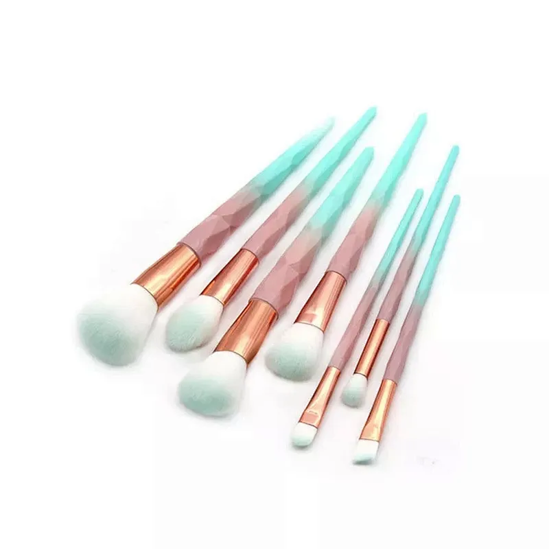 Hot Sell Custom Promotion Gift Fish Tail Diamond Mermaid Makeup Brush Cosmetic Brushes Tools