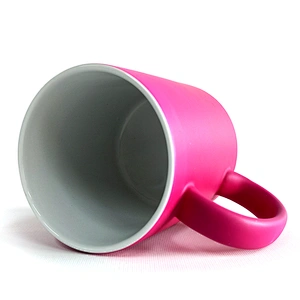 Hihg quality Semi-sanding Color Changing Magic Tea Mug Sublimation Custom Printing Mug Ceramic Promotion gift Tea Mug