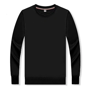 High quality Custom logo Cotton Spandex Men print plain blank long sleeve  sweatshirts crewneck pullover  unisex men women