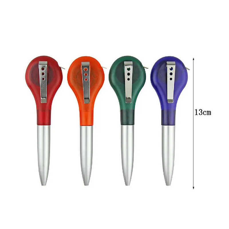 Custom advertising multiple use pen with measuring tape promotional gift ruler pen with logo