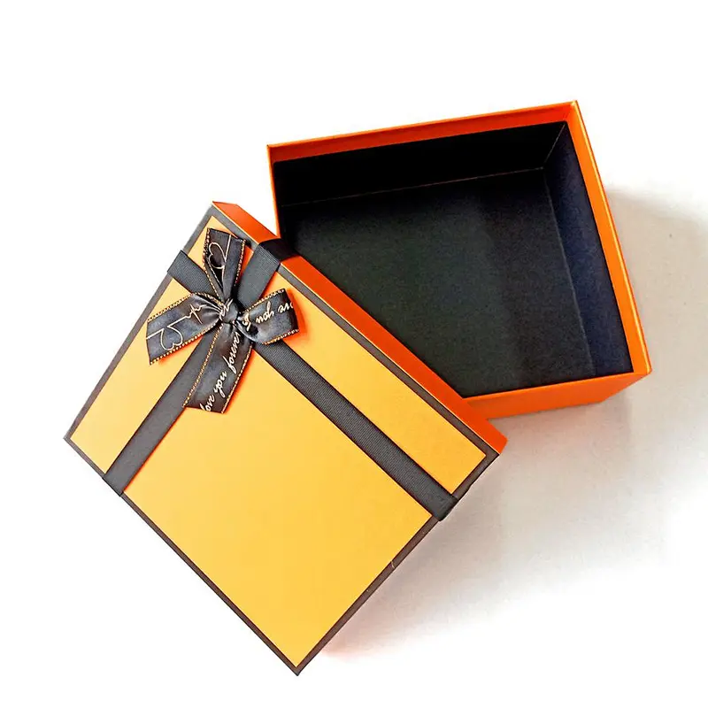 High-end Custom Printing Heaven And Earth Cover Style Portable Square Candy Kids Toy Clothing Packaging Gift Box For Baby