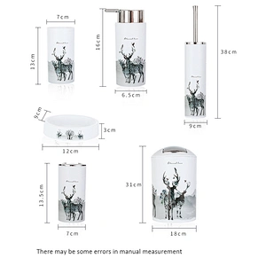 Custom high Quality  Guarantee Luxury designed  bath set bathroom set accessories