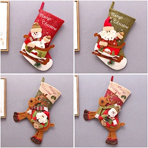 High quality creative Christmas handbag Christmas decoration small gift bag candy bag