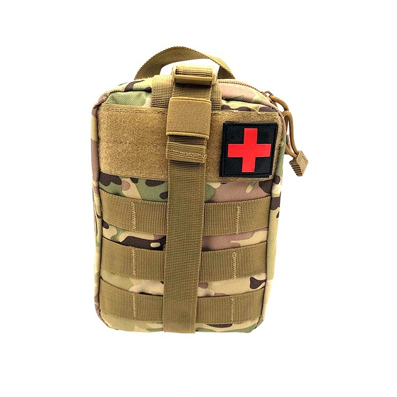 Promotional gift outdoor emergency  mountaineering rescue army police  wild survival kits camping tool bag