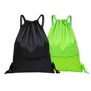 Trap pocket anti-splash sports student high-capacity portable travel rope rucksack advertising gift bag