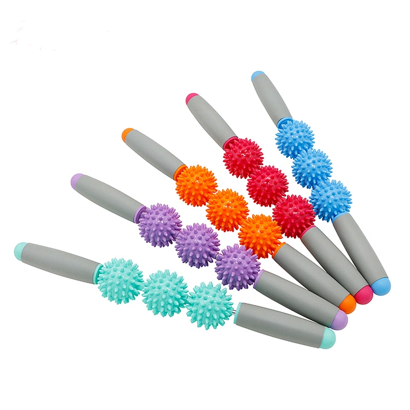 Hot Sale  Custom sport promotion gift For Home Yoga Sports Massager Hammer Stick Rolling Massage Yoga Wand Stick