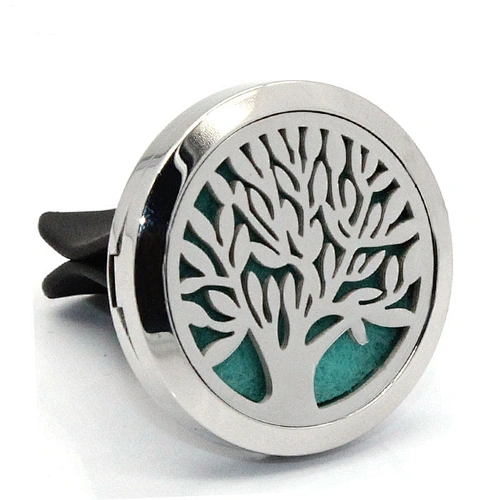 Hot Selling Tree of Life 25mm Stainless Steel Stainless Steel Empty Car Air Freshener