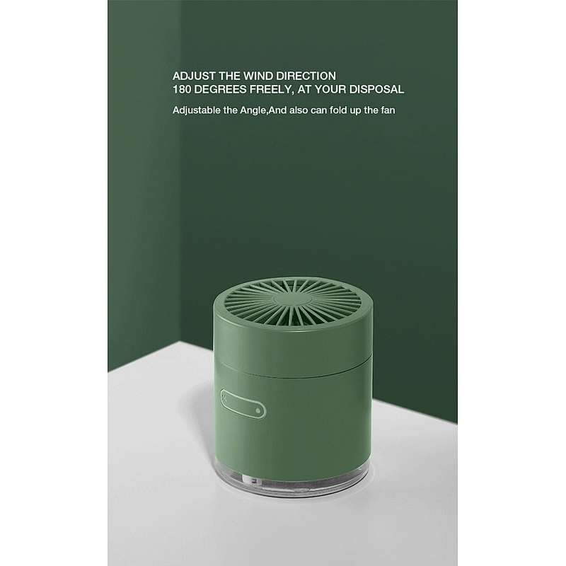 Wireless DC  Portable usb mini foldable misting fan  rechargeable mobile mini usb fans