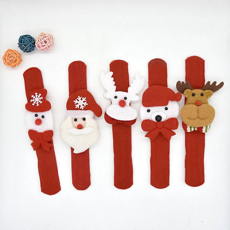 Christmas Children Gift Decor Patting Circle Wristband  Decoration  Gift New Year Kids Party Toys