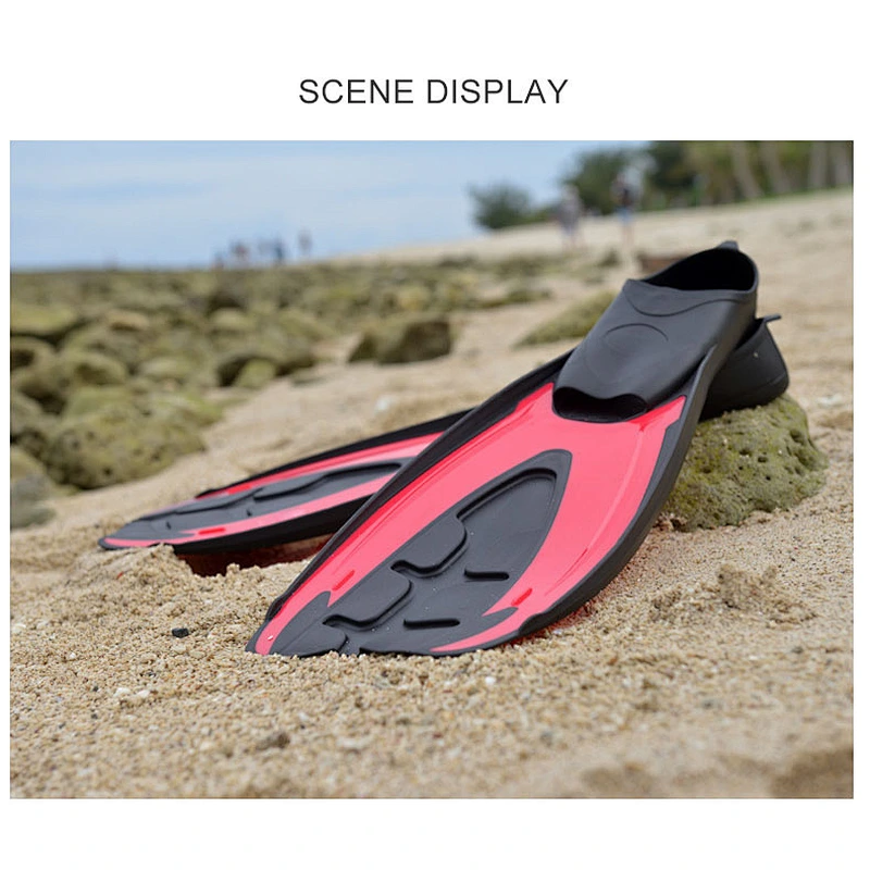 Promotional factory price soft rubber fins for scuba snorkel diving swimming free diving