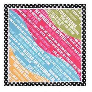 Custom design promotional gift digital printing quick dry scarves festival activity Fashion hip-hop bandana