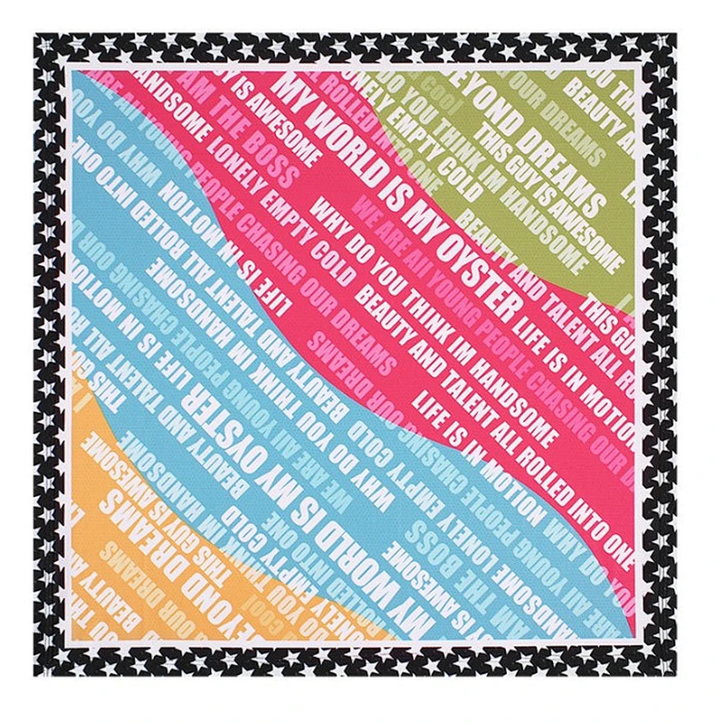 Custom design promotional gift digital printing quick dry scarves festival activity Fashion hip-hop bandana