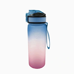 High quality custom  flip lid portable tritan frosted plastic sports fitness  personalized water bottles
