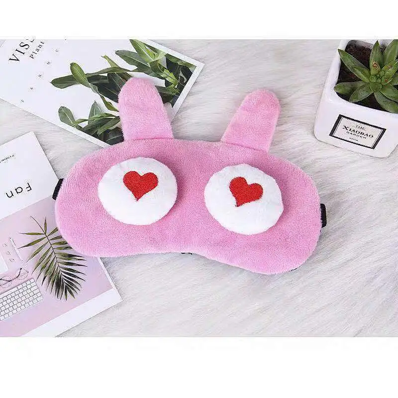 Cartoon sleeping girl ice pack personality adult eye mask ventilation hot ice compress eye fatigue eye mask