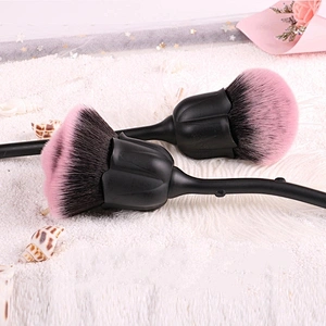 Fashion Design Unique Rose Flower Makeup Brushes Custom Logo Makeup Rose Flower Brushes supplier