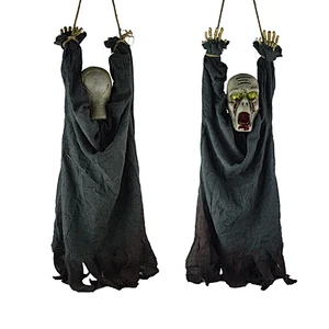 Custom Terror chamber props zombie Halloween promotion decorations  scene layout hanging ghost tied hand  ghost