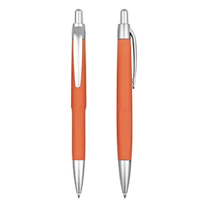Customized screen silk printed logo for free promotion gifts idea  advertising Plastic press ballpoint pen