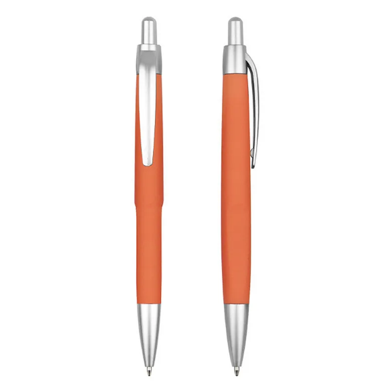 Customized screen silk printed logo for free promotion gifts idea  advertising Plastic press ballpoint pen