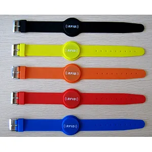 Waterproof Silicone Custom logo Fashion bracelet rubber rfid silicone wristbands advertising promotion wristband