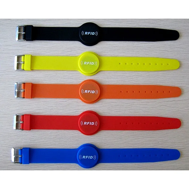 Waterproof Silicone Custom logo Fashion bracelet rubber rfid silicone wristbands advertising promotion wristband