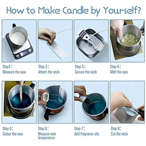 2021 Natural Fragrance DIY Scented Candle Making Kit 12-in-1 Home Candle DIY Set Soy Wax Making Set