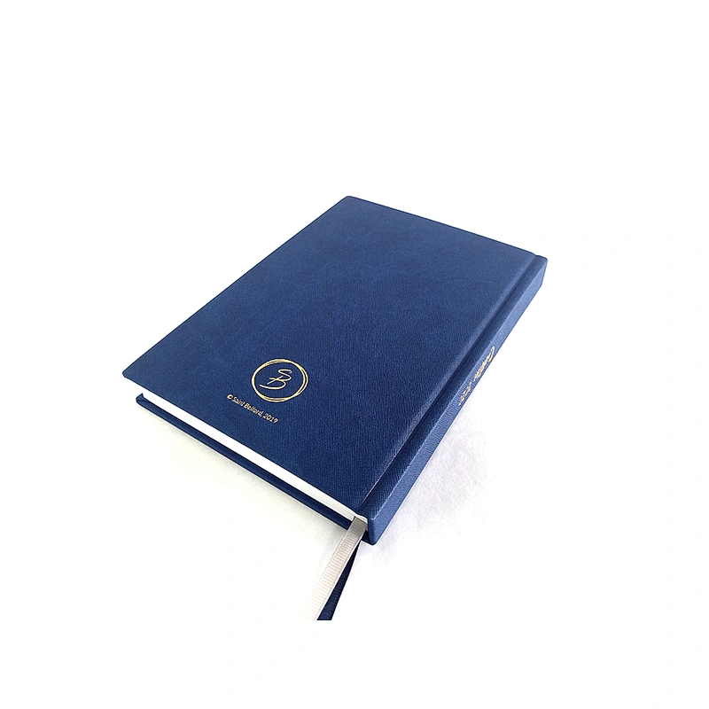 Luxury Business  A5 Printed Hot-stamping Logo Customized PU Leather Diary 2020 Planner Journal Hardcover Notebook