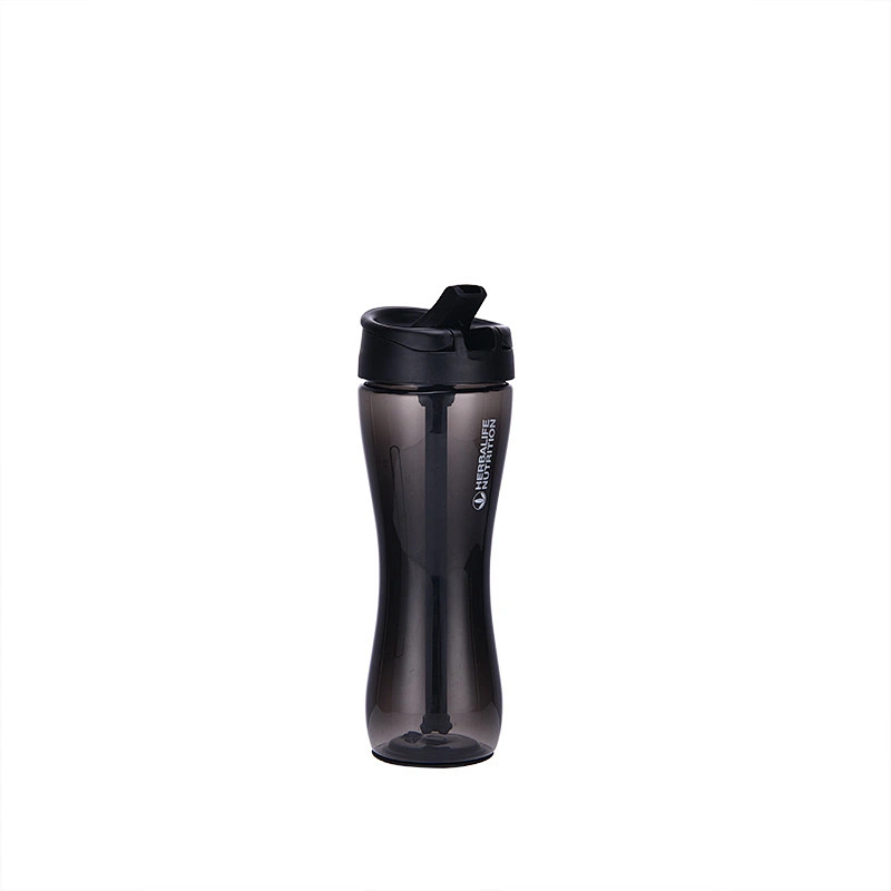 ABS plastic water bottles high quality BP free water bottles customized OEM logo outdoor sports bottles with straw