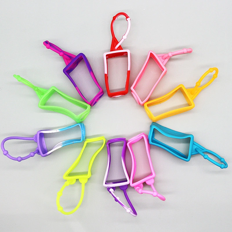 Colorful Silicone Holder 30ml Hand Sanitizer Bottle Personal Hand Sanitizer Silicone Holder