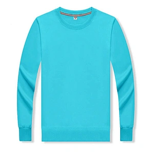 High quality Custom logo Cotton Spandex Men print plain blank long sleeve  sweatshirts crewneck pullover  unisex men women