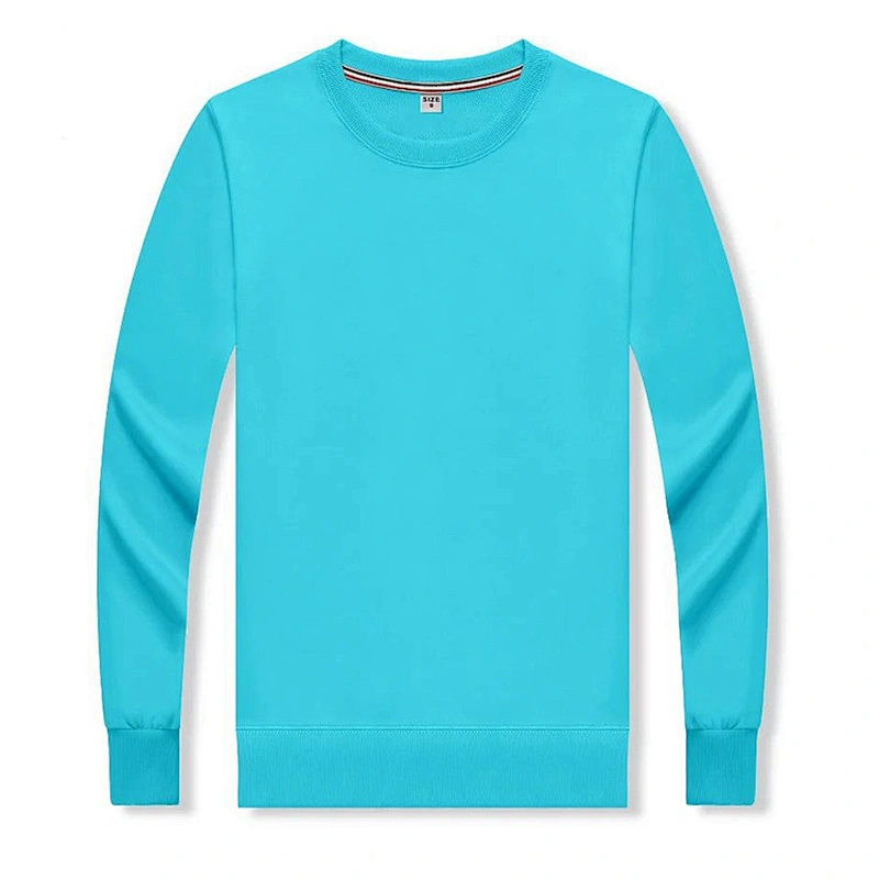 High quality Custom logo Cotton Spandex Men print plain blank long sleeve  sweatshirts crewneck pullover  unisex men women