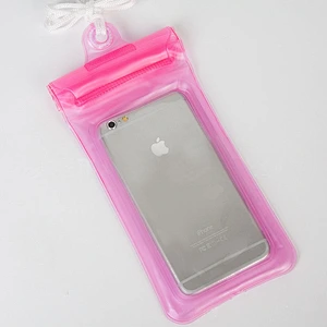 Promotional gift PVC Waterproof phone bag case transparent pouch beach dry universal mobile phone bag
