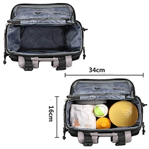 Updated fashionable mommy shoulder bag multi-function large-capacity maternity backpack baby diaper bag nappy changing backpack