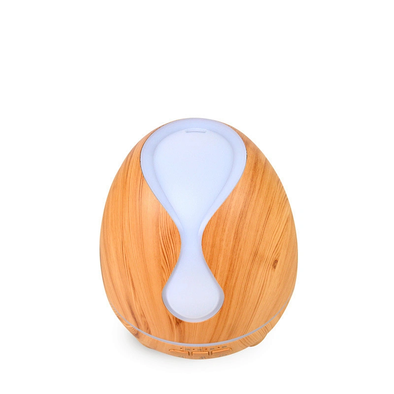 Hot sale essential oil wood grain aromatherapy 7 Color LED 500ml Romantic Night Lamp ultrasonic diffuser
