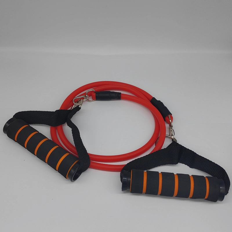 Promotion Hot sale TPE yoga fitness  bodybuilding stretcher equipment for men and women home exercise elastic pull rope