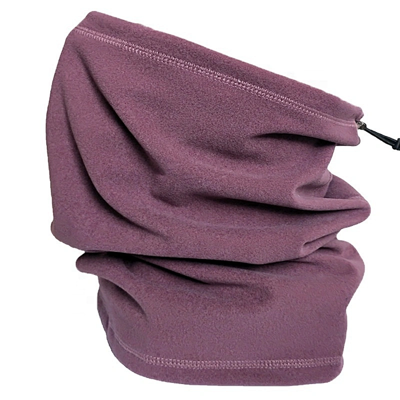 Hot sell custom brand polar fleece winter adjustable warmer tube scarf unisex snow ski scarf bandana